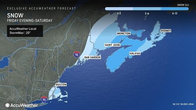 The storm currently forming off the Atlantic coast could usher a period of heavy snow and high winds into the Northeast, spanning Friday night into Saturday morning