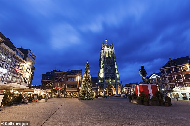 The couple appeared in court in the town of Tongeren (pictured) last month where they were sentenced to over a decade in prison each