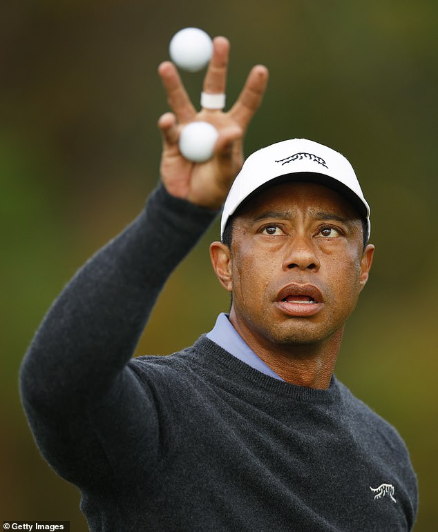 Woods said recovery is harder than ever but added that he is 'addicted' to playing the game