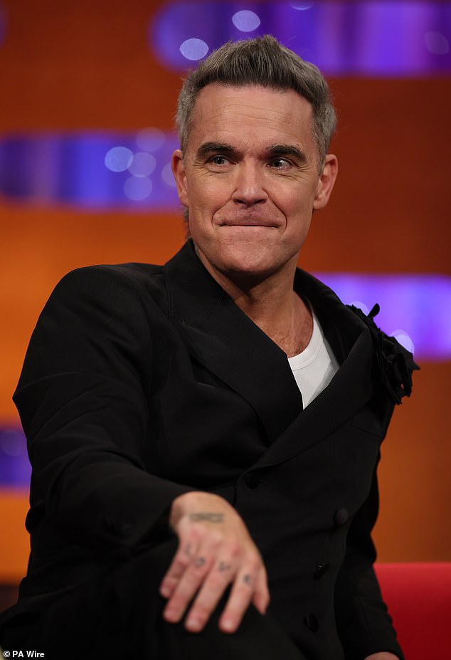 Robbie described the gig as the 'perfect' way to end the year after his new biopic, Better Man, was filmed in Melbourne with the help of Aussie director Michael Gracey