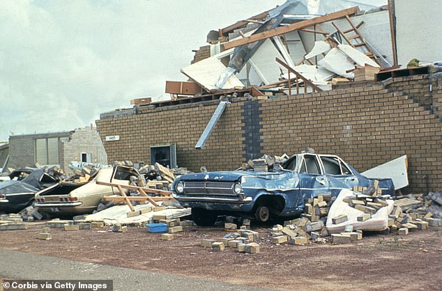 Cyclone Tracy swept through Darwin on Christmas Eve and during the early morning hours of Christmas Day in 1974