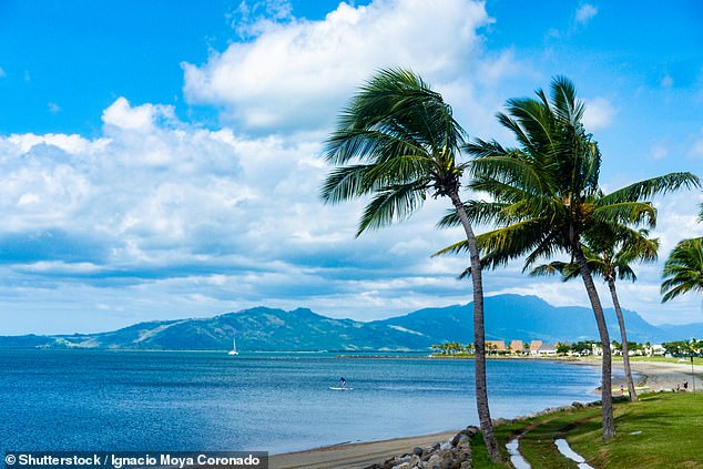 Passengers will have to get in quick as the selected flights will only be on sale until the weekend following Boxing Day (pictured, Fijian island)