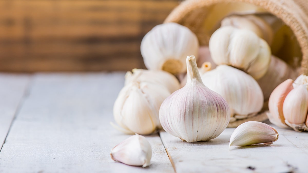 Garlic Cloves and Bulb