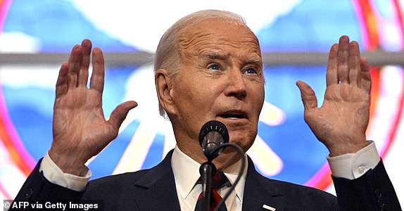 US President Joe Biden speaks during a Sunday service at the Royal Missionary Baptist Church in North Charleston, South Carolina, on January 19, 2025. (Photo by ROBERTO SCHMIDT / AFP) (Photo by ROBERTO SCHMIDT/AFP via Getty Images)