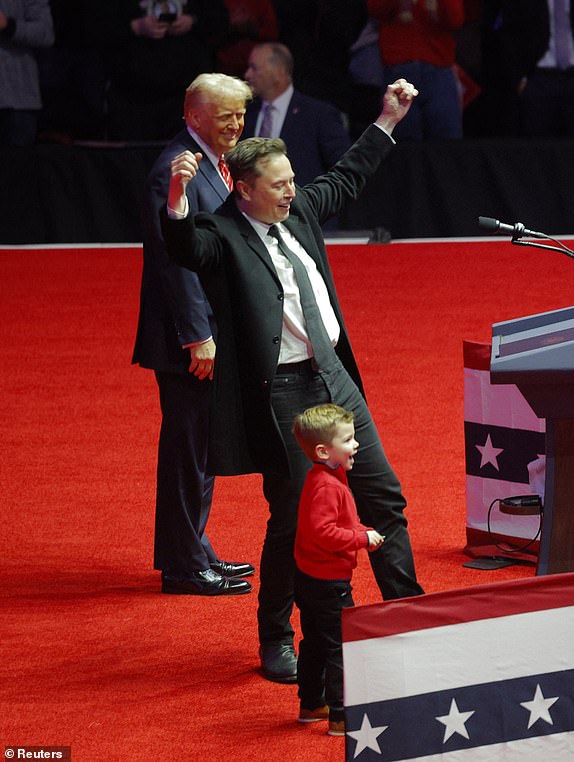 Tesla CEO and X owner Elon Musk gestures during a rally for U.S. President-elect Donald Trump, the day before he is scheduled to be inaugurated for a second term, in Washington, U.S., January 19, 2025. REUTERS/Brian Snyder