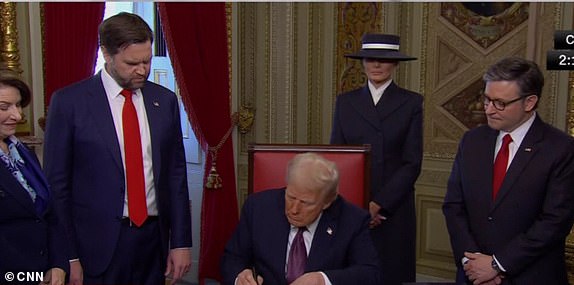 Trump signing ceremony