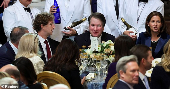 Meta CEO Mark Zuckerberg attends the luncheon in the Statuary Hall of the U.S. Capitol on the inauguration day of U.S. President Donald Trump's second Presidential term in Washington, U.S., January 20, 2025. REUTERS/Evelyn Hockstein