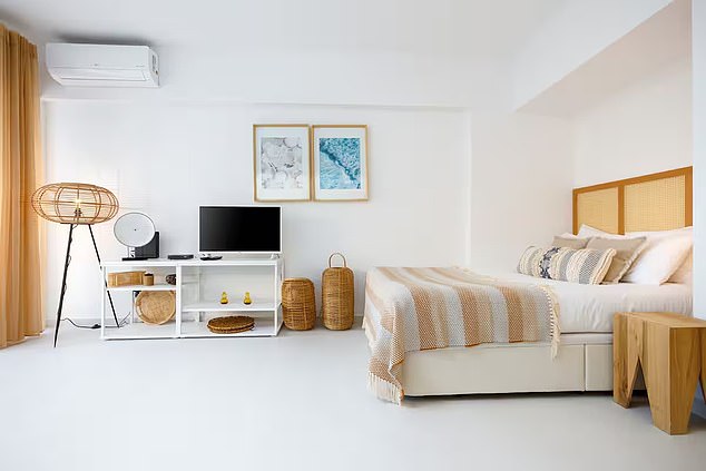 The Sesimbra Beach House apartment sleeps two and has spectacular views