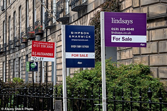 Estate agents are now encouraging buyers to come up with a story to resonate with sellers (file photo)