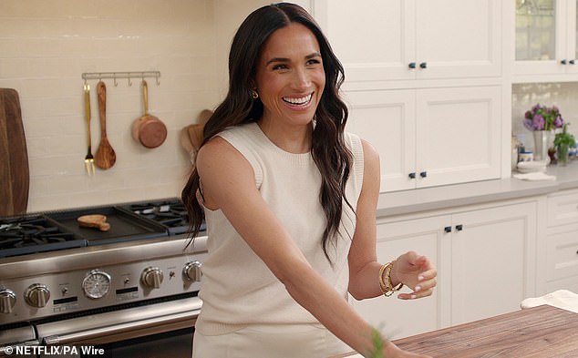 If Meghan Markle had even a thousandth of the intelligence of Ephron, she would have not worn white on her Netflix cooking show - just one splash and it's curtains