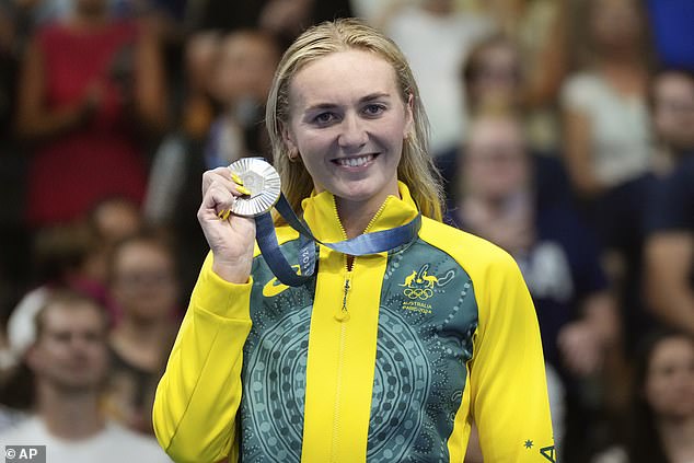 Ariarne famously won gold in the women's 400m freestyle and the 4x200m freestyle relay at the 2024 Paris Olympics