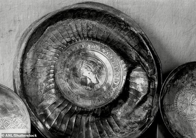 This Ornamental silver plate now at the British Museum was among the 1 400-years-old treasures unearthed at Sutton Hoo ship