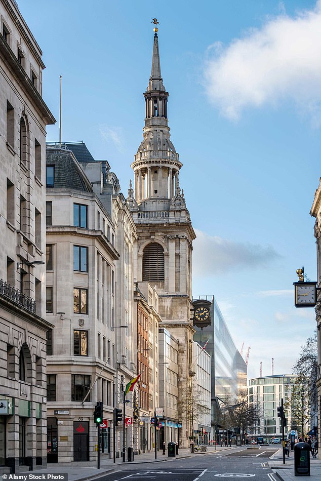 Traditionally, a Cockney was someone born within earshot of the bells of St Mary-le-Bow in Cheapside (pictured). However, the influence of the accent has spread all over the UK and even as far as Australia