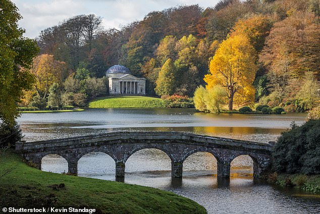 The NYT suggest visiting Stourhead in Wiltshire, pictured above, where the 2005 version of Pride And Prejudice was filmed