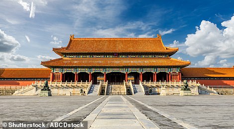 In Asia, the most misidentified landmark is the Forbidden City in Beijing, China (above), which was mistakenly thought to be Changdeokgung Palace, in Seoul, South Korea, by 55 per cent of those who were surveyed