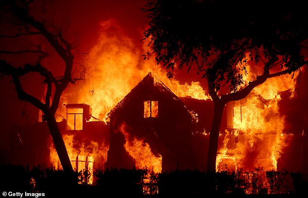 Meanwhile, fast-moving wildfires are engulfing the Los Angeles area, triggered by a powerful Santa Ana windstorm that swept Southern California Tuesday