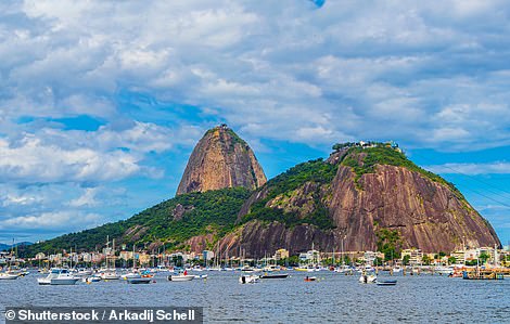 The only natural landmark in the top 10 most misidentified ranking is Sugarloaf Mountain in Rio de Janeiro, Brazil (above), an impressive peak that rises dramatically above Guanabara Bay. Thirty-seven per cent of people mistook it for the Rock of Gibraltar, Gibraltar, another distinctive geological landmark, all the way on the other side of the Atlantic