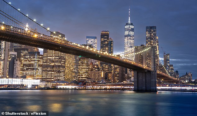 New York is the top-ranked destination in the United States