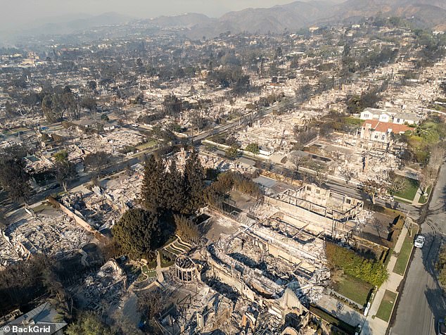 The damage from the two largest fires - the Pacific Palisades blaze and Eaton inferno - has been immense. Up to 10,000 structures have been wiped out, officials say