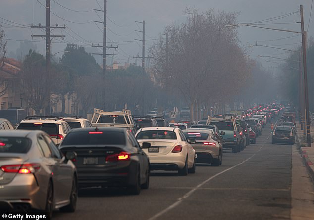 Officials with Los Angeles County say an evacuation order alert for residents near the Kenneth Fire in the West Hills was mistakenly sent countywide on Thursday afternoon. Traffic out of Calabasas is already backing up