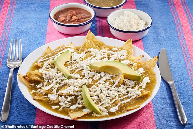 Mexico's 'chilaquiles' (pictured above) are an 'amazing' way to start the day for several Reddit users