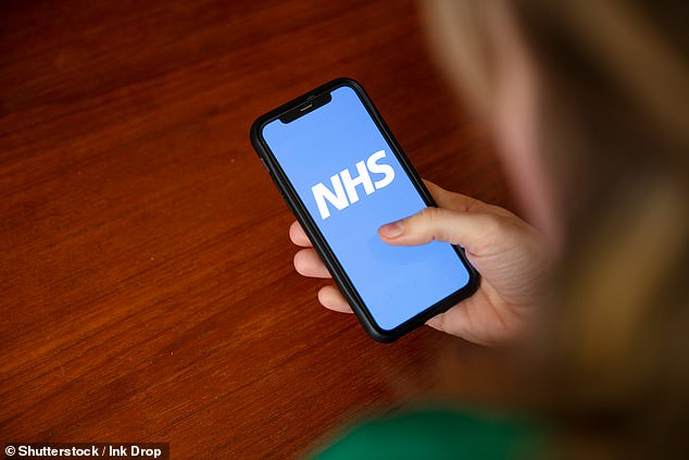 The NHS website received over 700million visits throughout 2024 (file photo)