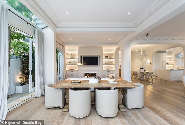 'Nude' artist Dina, 48, and property developer Max, 31, bought the ritzy two-bathroom apartment in 2022 for $5.2million and oversaw an ambitious renovation