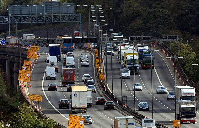 Department for Transport figures show 314 people died in crashes on Britain¿s roads in 2023 in which a driver exceeding the speed limit was a contributory factor (file photo)