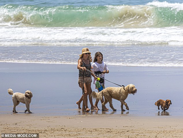 The Hemsworth family have multiple dogs including a German Shepherd, a golden-doodle called Sunny, a cocker spaniel called Rocket and a poodle