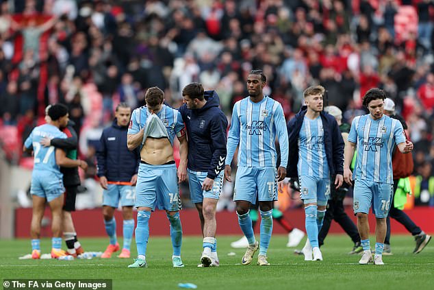 Coventry suffered a heartbreaking semi-final defeat to eventual winners Manchester United last term