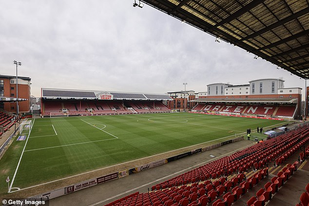 The Gaugham Group Stadium was covered in ice and deemed to be an unplayable surface