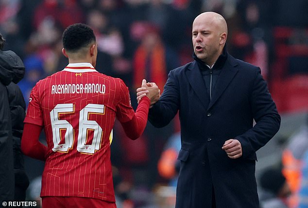 Alexander-Arnold was paid a compliment by the Reds boss after their FA Cup third round win