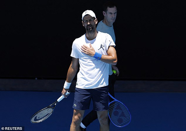 Djokovic is hoping Murray's coaching guidance can help him claim glory at the Australian Open