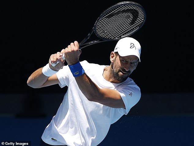 Djokovic will begin his Australian Open campaign against the unseeded Nishesh Basavareddy