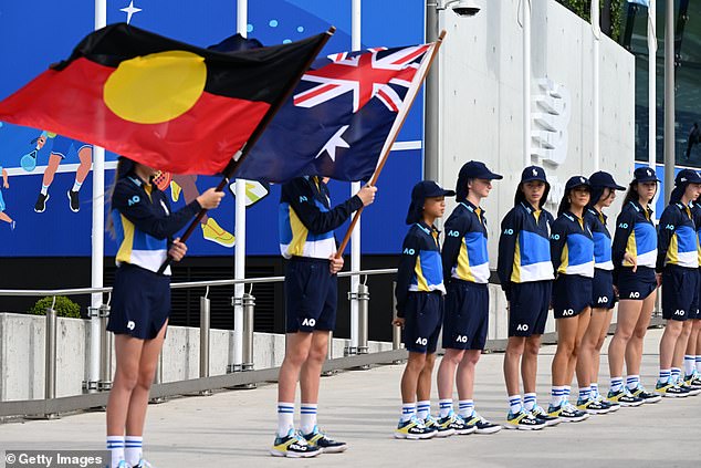 A spokesperson for the Australian Open told reporters that the ball girl is 'absolutely fine'