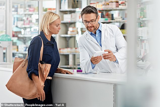 Nine out of ten prescriptions dispensed in England are issued free of charge - although 40 per cent of the population are liable to pay for their prescriptions (stock image)