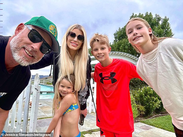 The pair share three children: daughter Maxwell, 12, son Ace, 11, and daughter Birdie, five