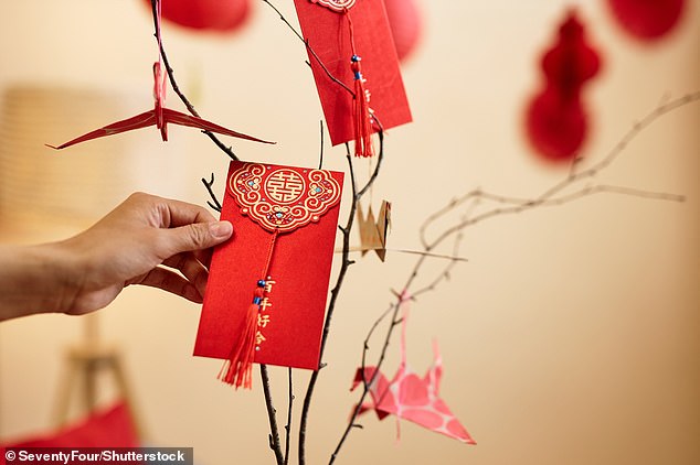 'RedNote' has been linked with the colour of the Chinese Communist Party, but Chinese culture reveres the colour as a symbol of good fortune. It also evokes the Chinese tradition of giving and receiving red envelopes containing monetary gifts and well-wishes (file photo)