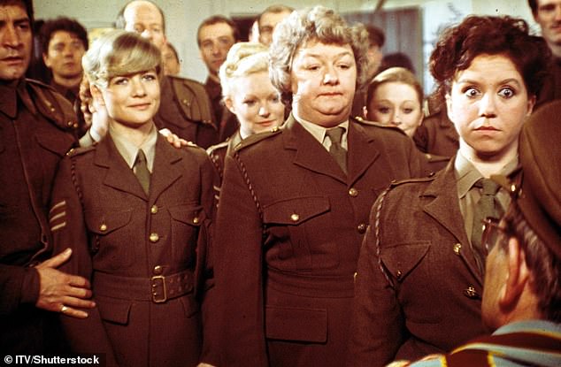 Langton starred in three Carry On Films, including 1976 release Carry On England (pictured, far right)