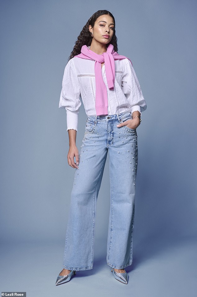 Jeans, £148, anthropologie.com; shirt, £69, nobodyschild.com; shoes, nobodyschild.com