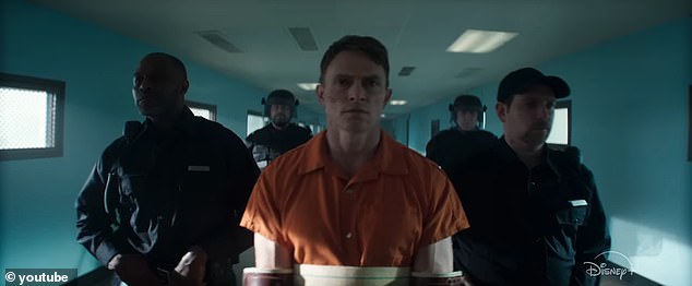 A scene also shows Wilson Bethel reprising his role as an orange jumpsuit-clad Bullseye is seen being flanked by armed officers and being led down a long corridor