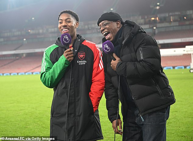 Lewis-Skelly conducted a wholesome interview with Gunners legend Ian Wright after the game