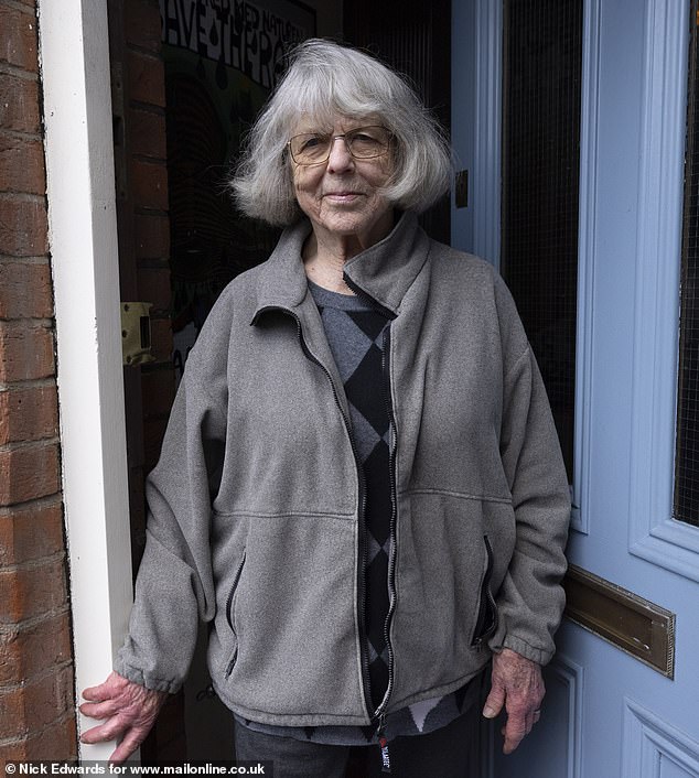 Astrid Chapman, 87, has lived here for 50 years and says she wishes the road closures would be reconsidered