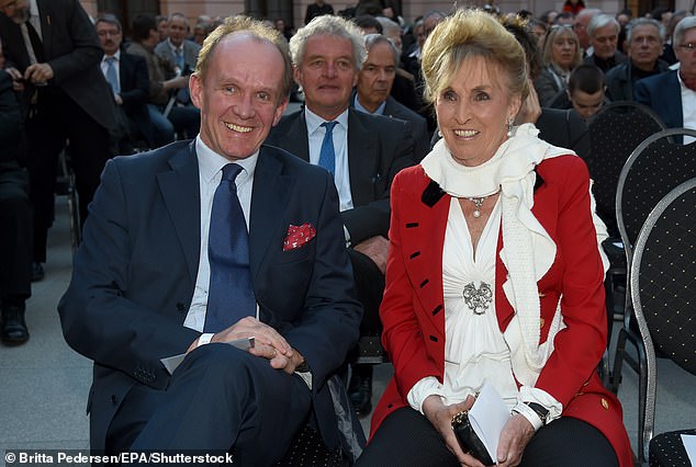 Princess Elisabeth Von Bismarck (R) and Gregor Graf Von Bismarck (L) Attend an Opening Ceremony of the German Historical Museum  in Berlin in April 2015