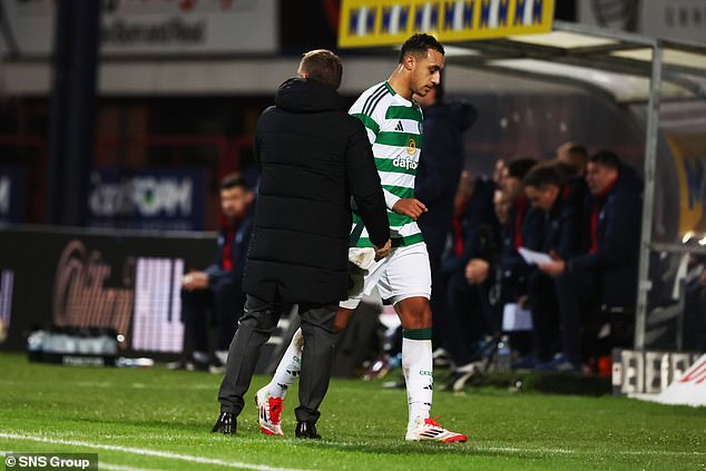 Idah appeared to go straight down the tunnel after Rodgers replaced him