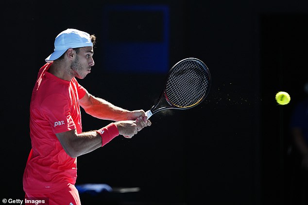 Cerundolo troubled De Minaur by playing some fantastic drop shots over the net, which forced the Australian forwards off his baseline