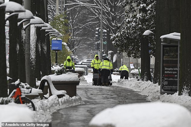 The temperatures will also likely freeze and burst pipes and significantly strain power grids as people scramble to heat their homes