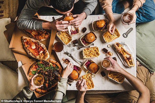 Researchers linked frequent takeaways to blocked noses and a reduced sense of smell (stock image)