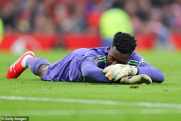 It was a day to forget for Andre Onana as his error led to Georginio Rutter's closing goal