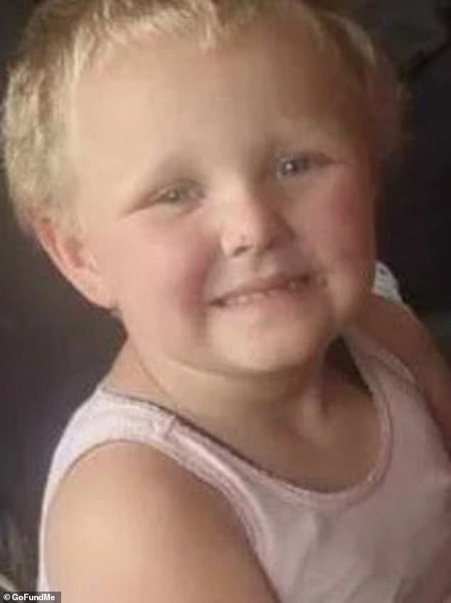 Five-year-old Jordan remains in a critical condition following the fire